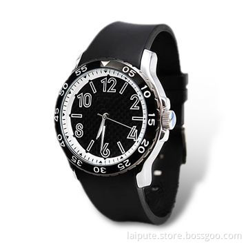 Sports Wristwatch, Customized Colors and Logos are Accepted, with Alloy Case and Silicone Band